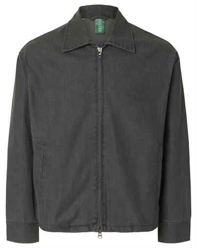 ANNARR - ANRTyrell Selvedge Denim Jacke - Light Grey Denim